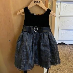 Sweet Heart Rose Black dress with velvet accents